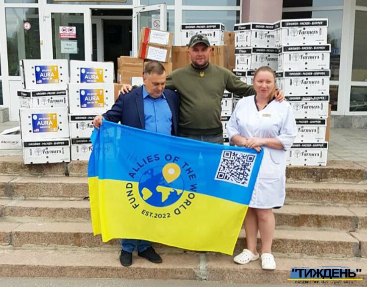 Прифронтова Охтирщина отримала медикаменти від американських благодійників