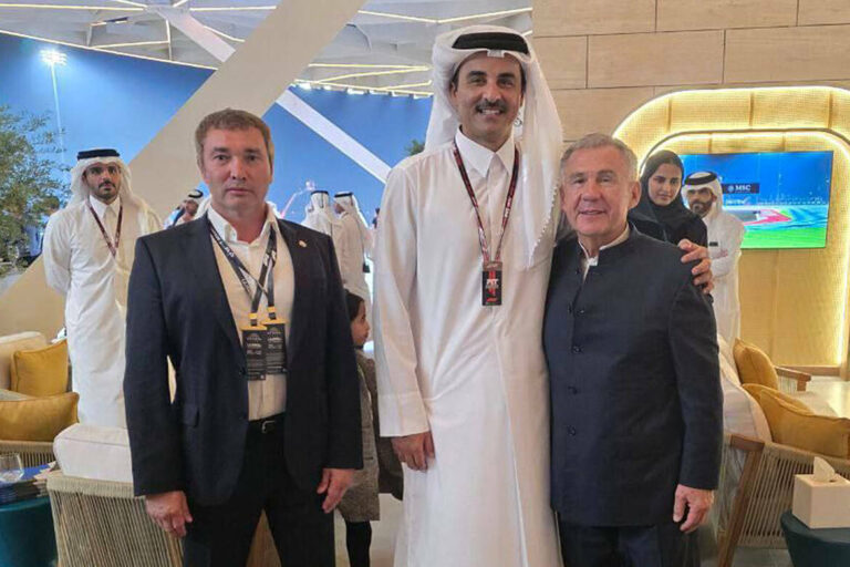 lider katara shejh tamim al tani r. minnihanov i timur hajr